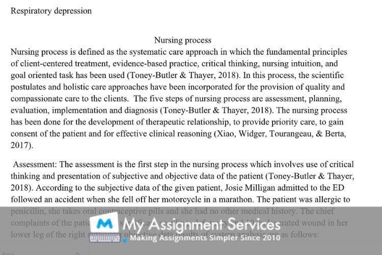Adult Health and Health Alterations Assignment Sample