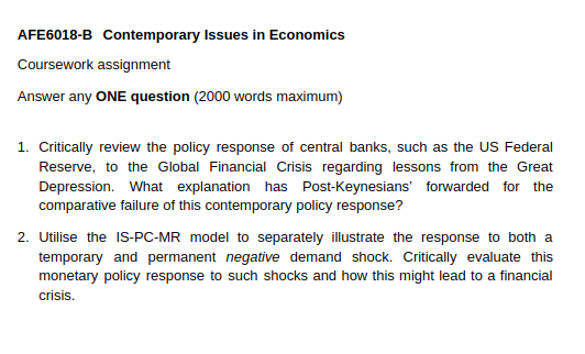 economics assessment sample