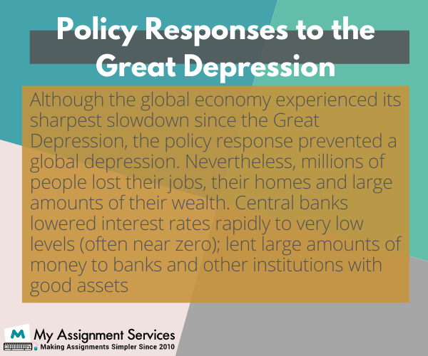 policy responses to the great depression