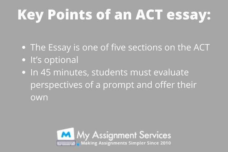 key point of an act essay