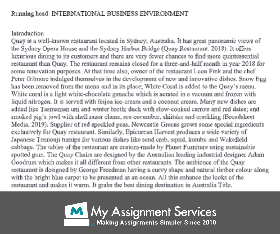 business environment assignment sample 2
