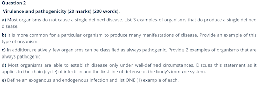 parasitology assignment solution