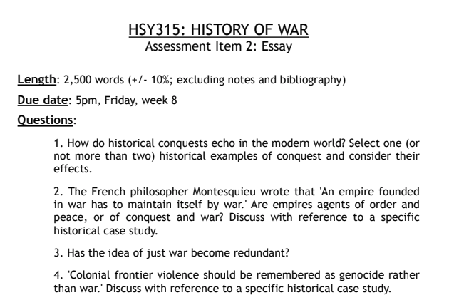 Ancient History homework help USA