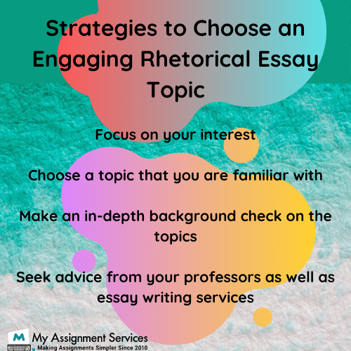 rhetorical essay topics online