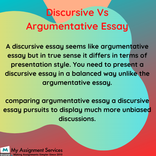 discursive essay help