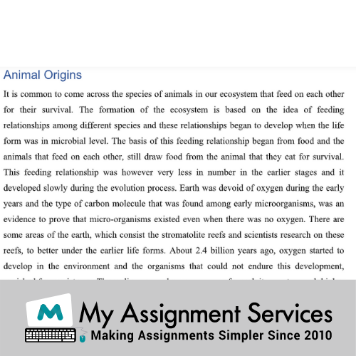 Animal Origins