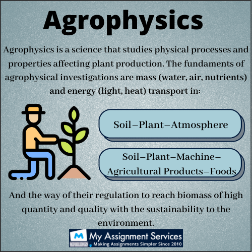agrophysics assignment help