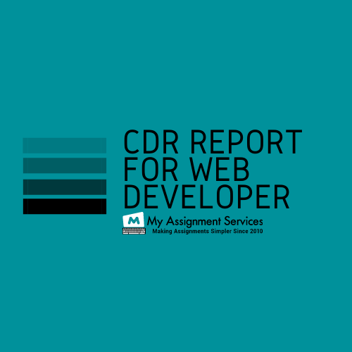 CDR Report for Web Developer