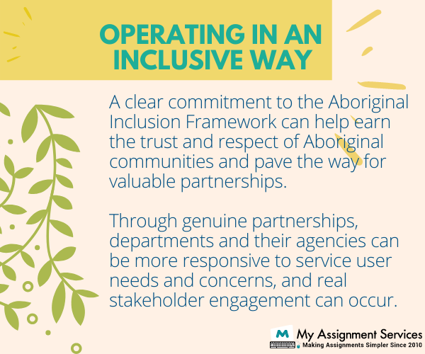 Operating in an inclusive way