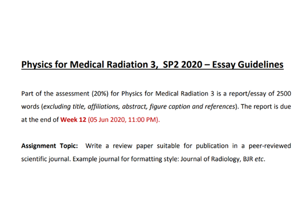 physics in medical radiation 3
