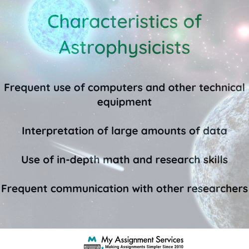 characteristics of astrophysics