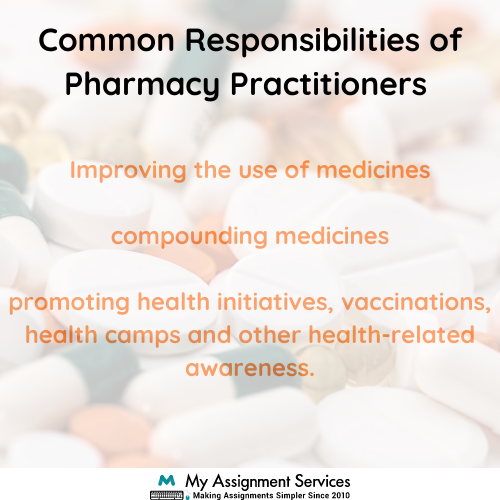 common responsibility of pharmacy practitioner