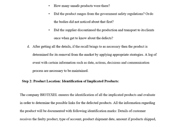 importance of product recall 5
