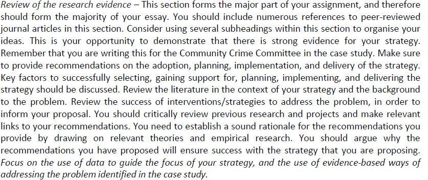 Review of Research Evidence