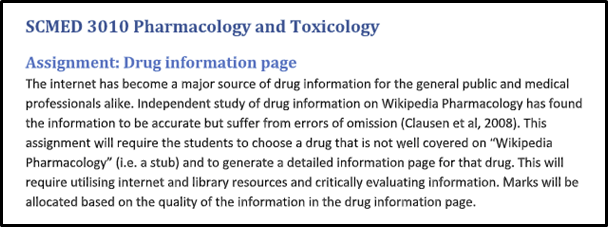 SCMED3010 pharmacology and toxicology