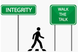 image shows integrity as the most important principle of the code of ethics