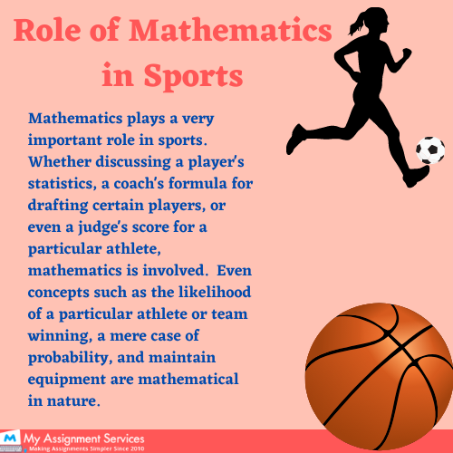 Role of Mathematics in Sports