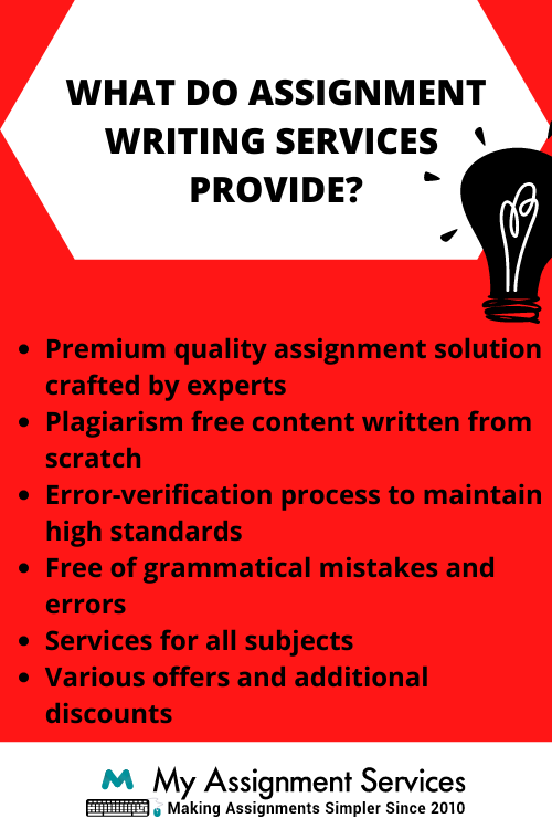 Assignment writing services