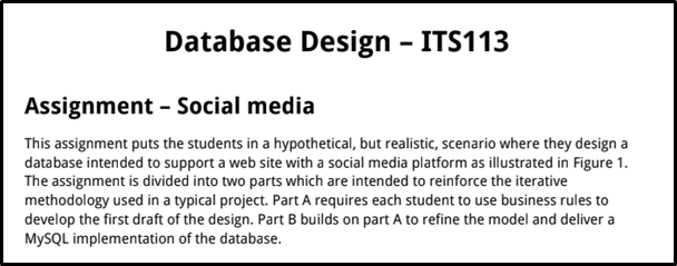 ITS113 Database Designing