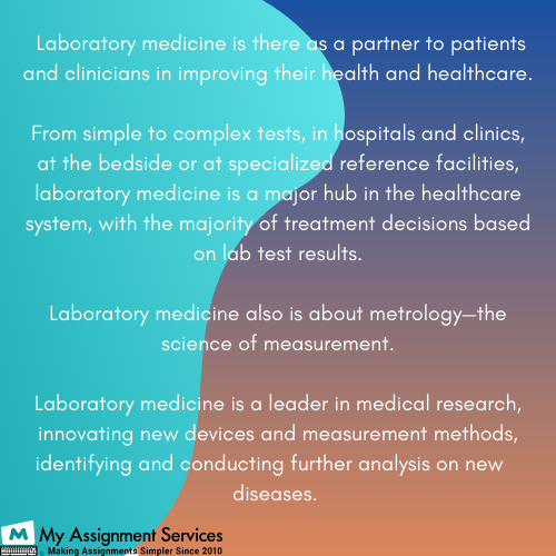 laboratory medicine assignment help 