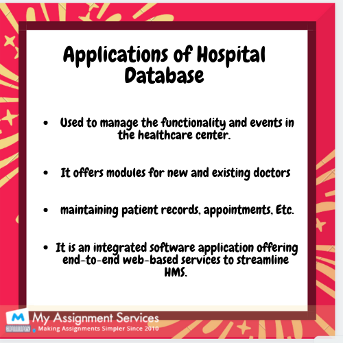 Applications of hospital database