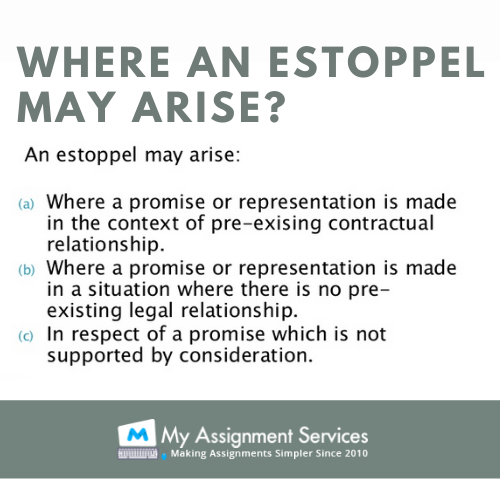 Estoppel may raise