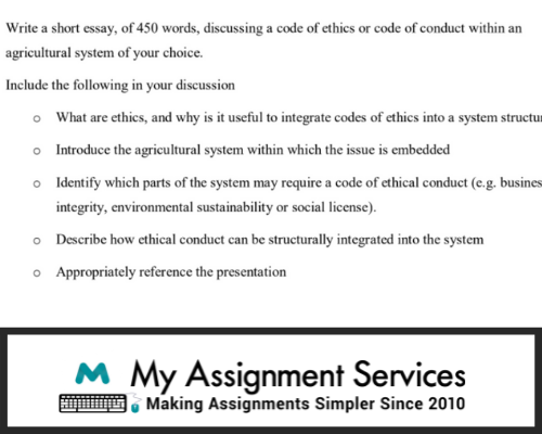 Agroecology assignment question