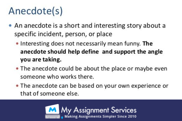 anecdote