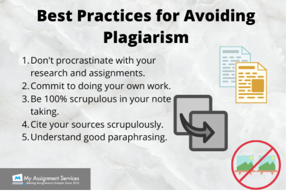 Best practices For Avoiding Plagiarism