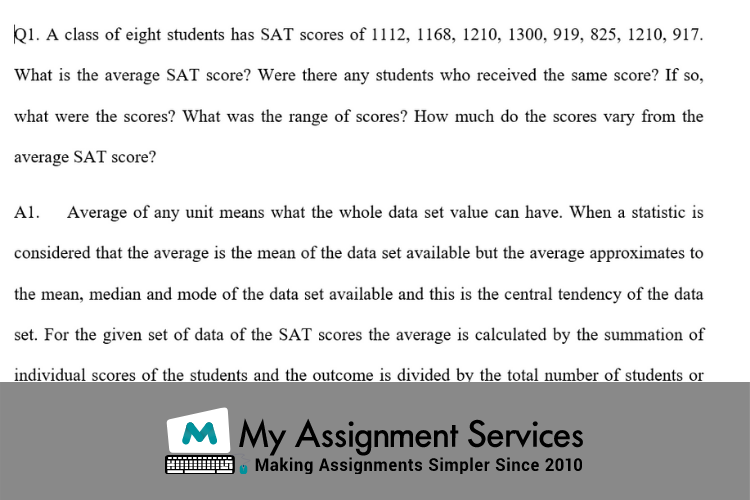 MystatLab Homework Answer Sample
