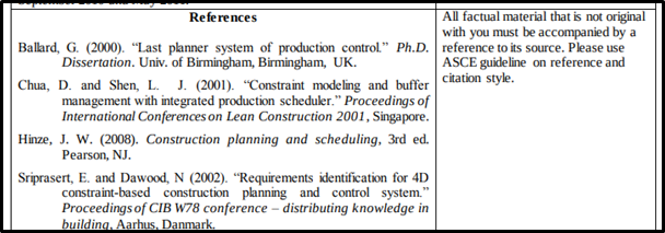 Prospectus Writing references