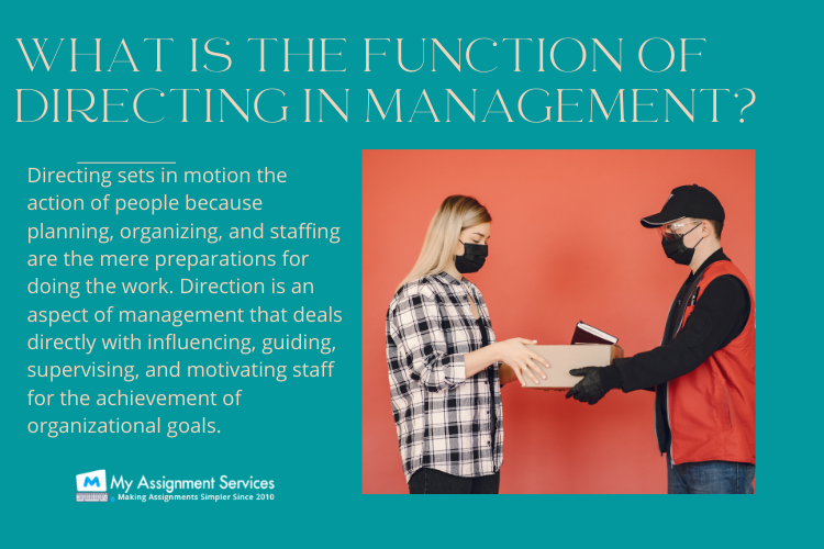 function of directing ,management