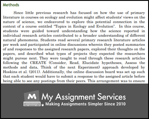 Biology Research methods