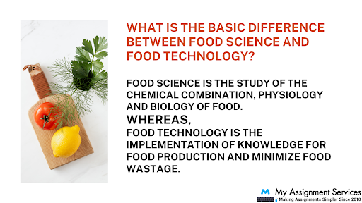 difference between food science and food technology