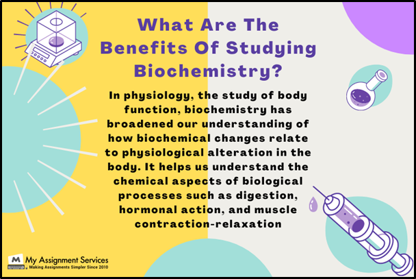 Benefits of studying Biochemistry