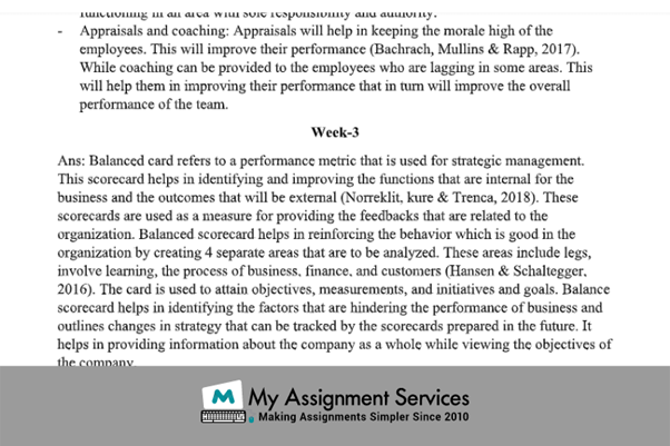 Benchmarking Assignment Solution online