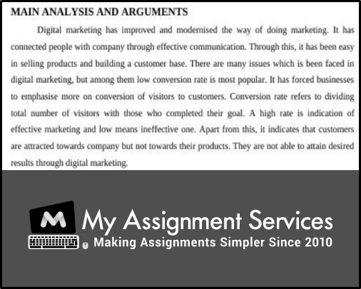 Main Analysis and Arguments