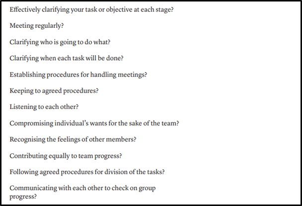 group work tasks