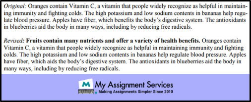 Topic Sentence Example