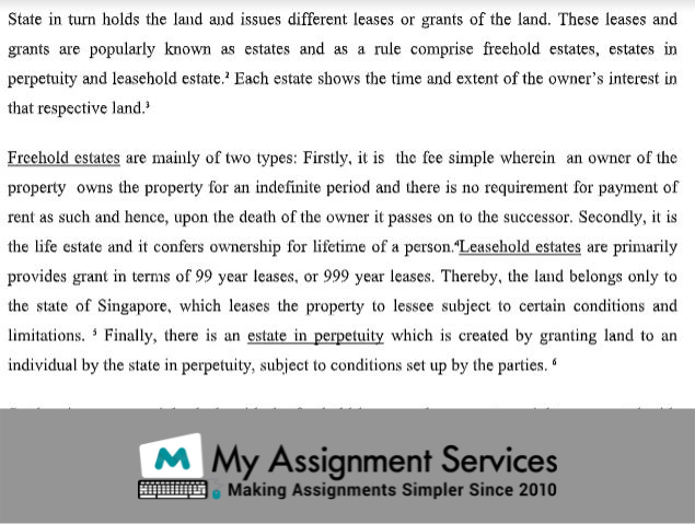 Samples of Law Research Essay at My Assignment Services