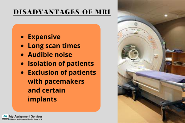 Disadvanytages of MRI