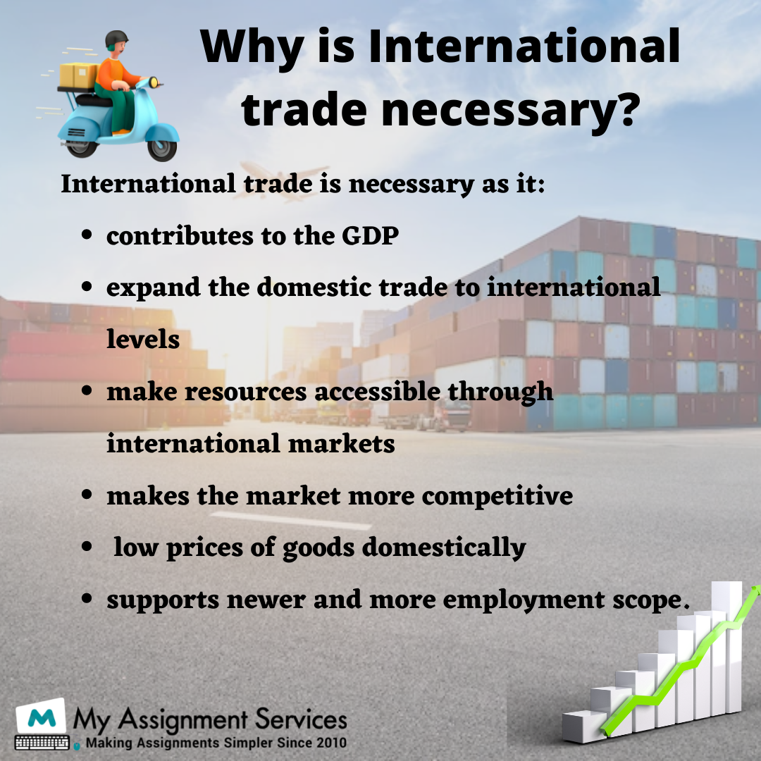 why is international trade necessary