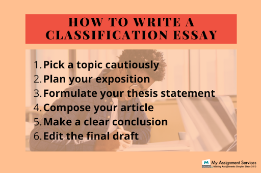 classification essay writing tips