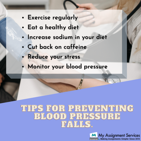 tips for preventing blood pressure falls