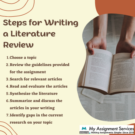 steps for writing a literature review
