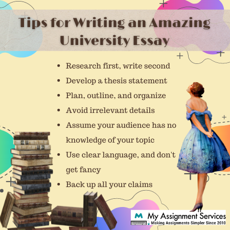 tips for writing an amazing university essay