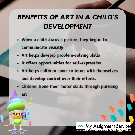 benefits of art in a child development