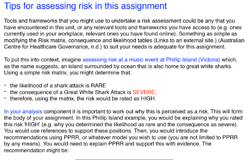 sample of disaster management assignment by my assignment services