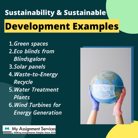 Sustainability and Sustainable development examples