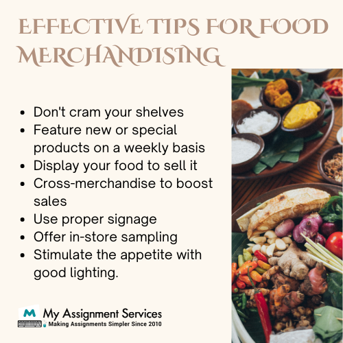 effective tips for food merchandising